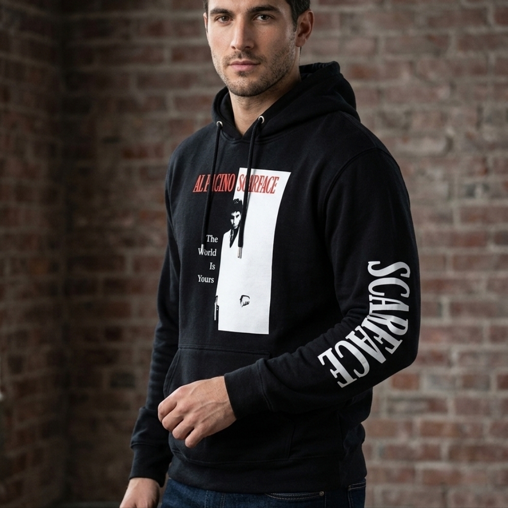 Al Pacino Scarface Black Hoodie